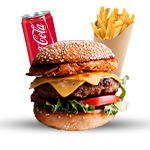 Tex Mex Hot Burger Meal 